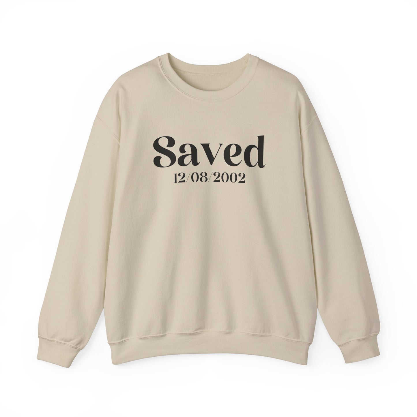 Personalized Saved Sweatshirt IV.IX.MMXXI