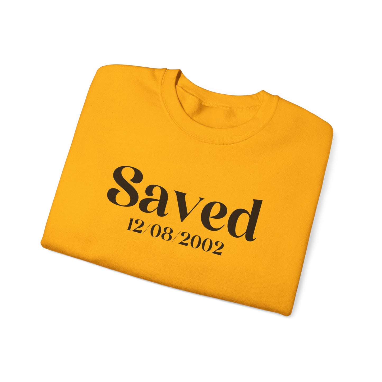 Personalized Saved Sweatshirt IV.IX.MMXXI