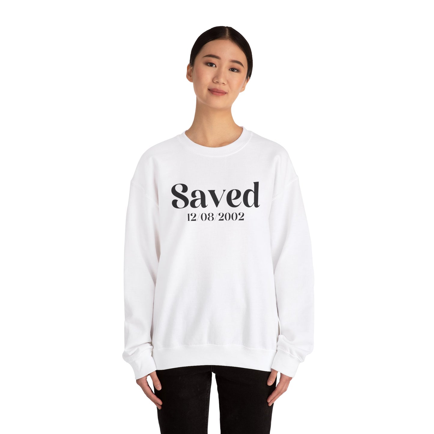 Personalized Saved Sweatshirt IV.IX.MMXXI