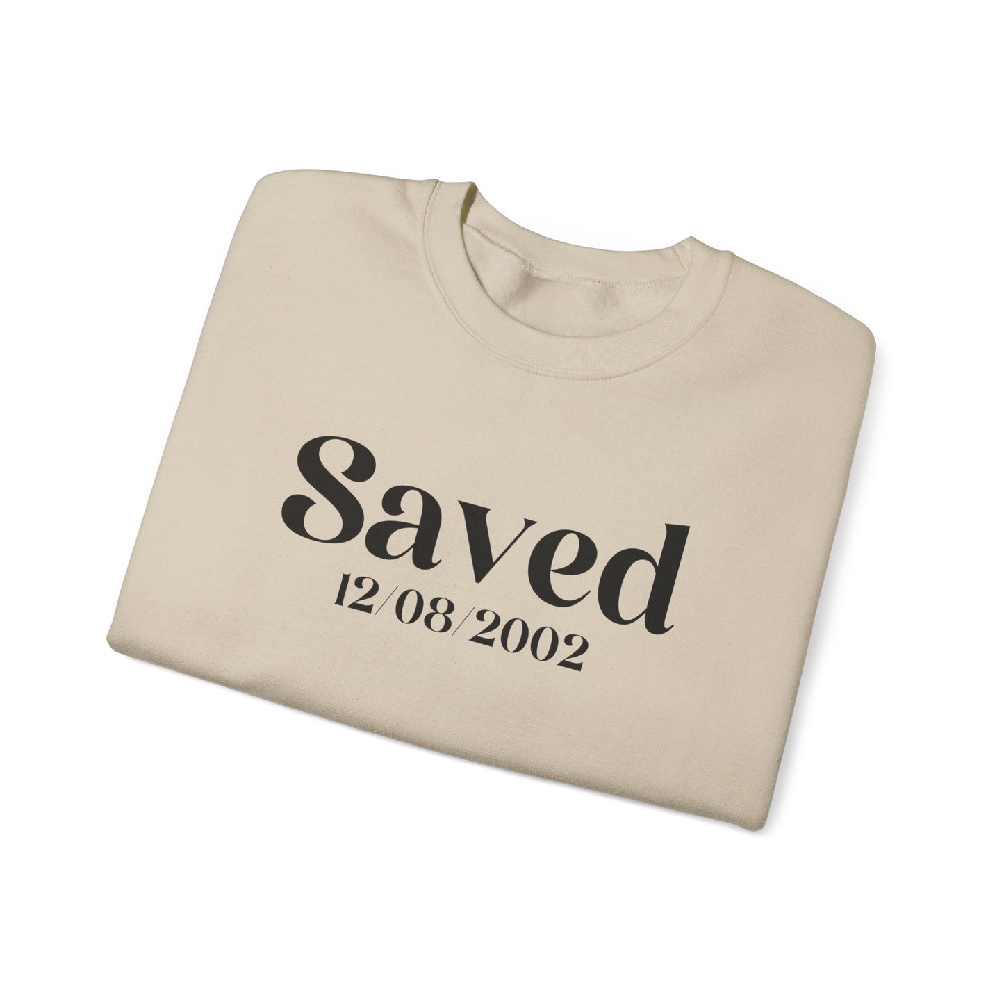 Personalized Saved Sweatshirt IV.IX.MMXXI