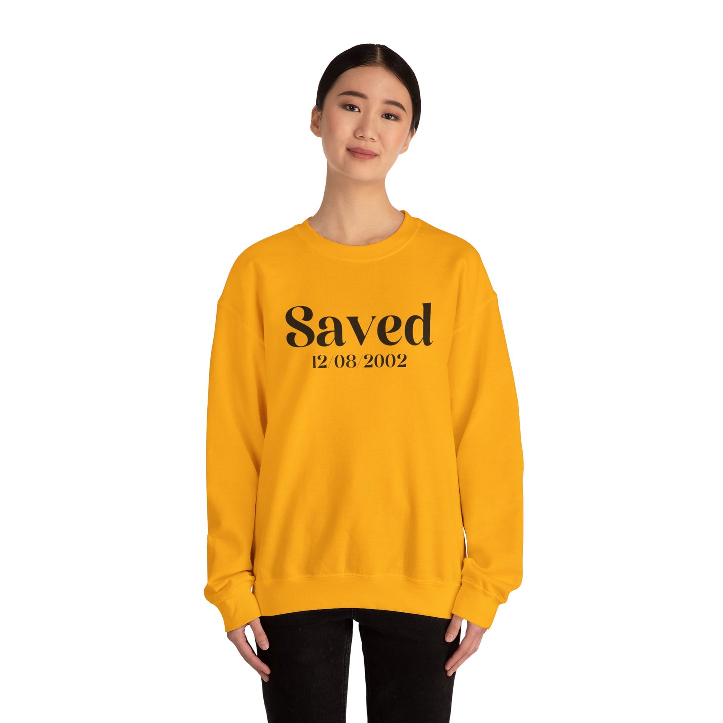 Personalized Saved Sweatshirt IV.IX.MMXXI