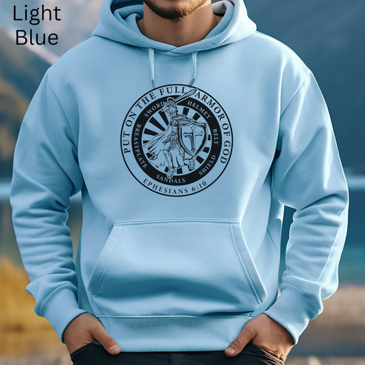 Put On The Full Armor of God Hoodie Sweatshirt Gift for Christian