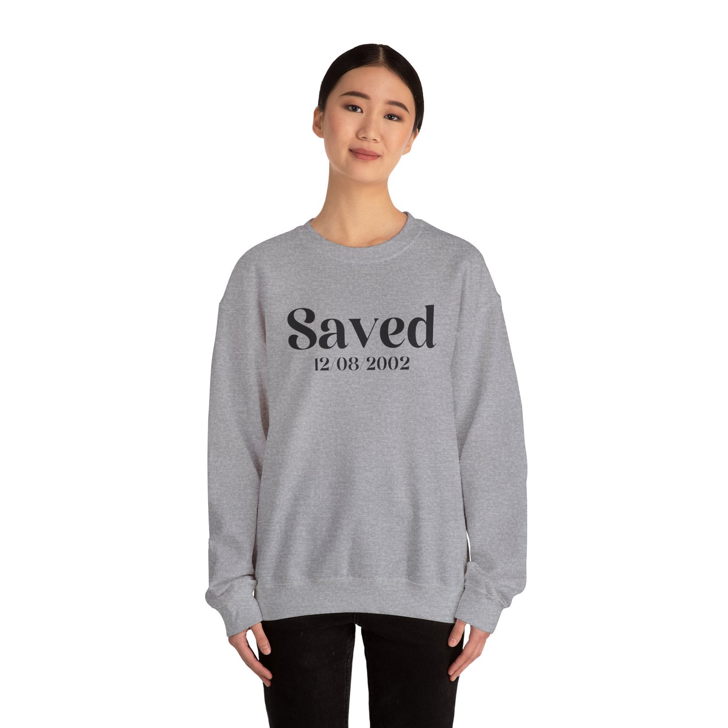 Personalized Saved Sweatshirt IV.IX.MMXXI