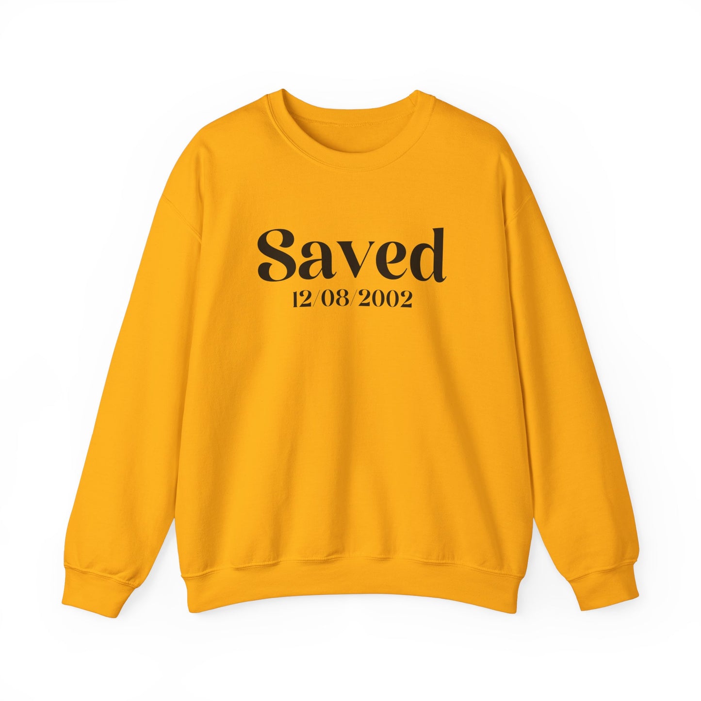 Personalized Saved Sweatshirt IV.IX.MMXXI