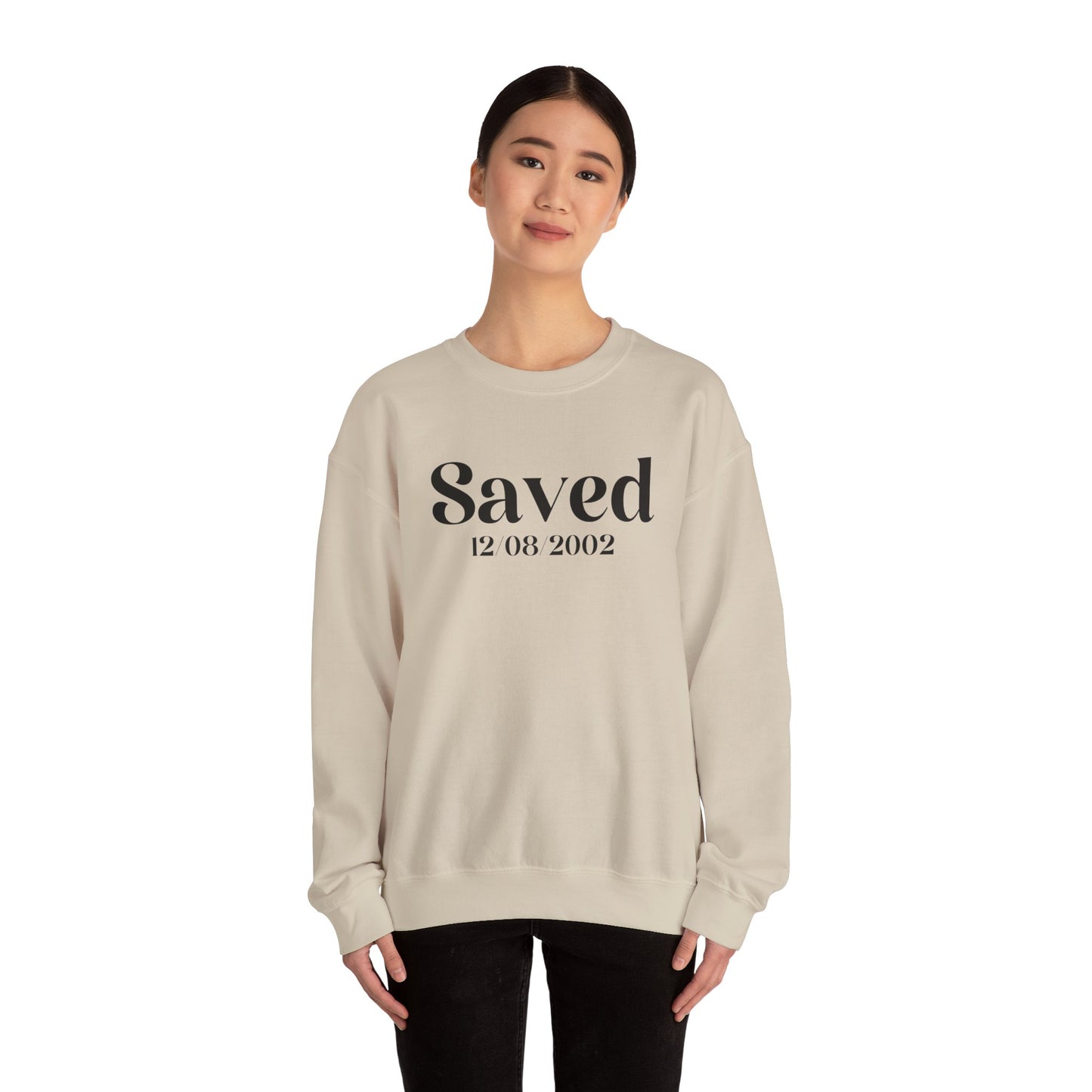 Personalized Saved Sweatshirt IV.IX.MMXXI