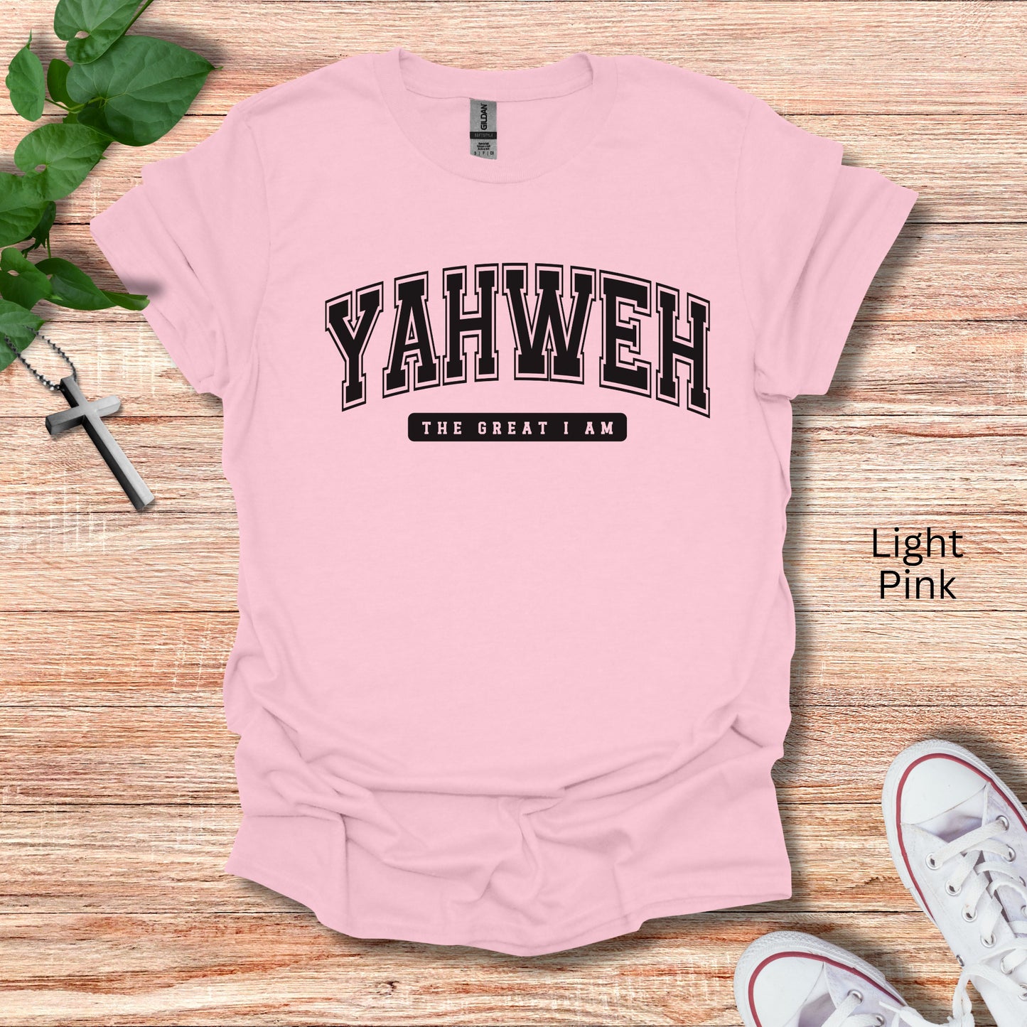 YEHWEH is The Great I AM in Exodus 3:14. This shirt make a statement of faith for Christians. Give it as a gift.