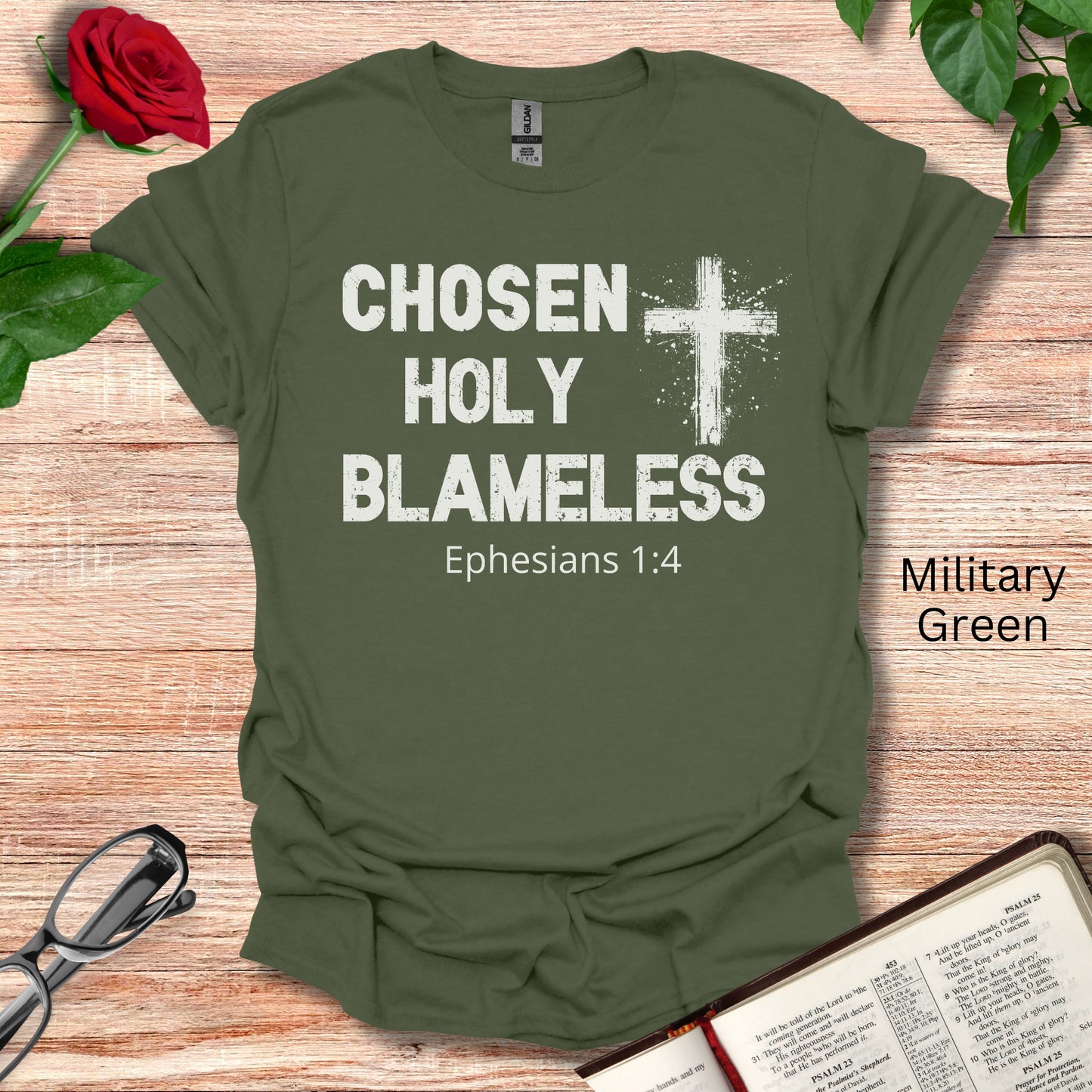 Chosen T-shirt gift for Christians who love Jesus Christ our Lord.